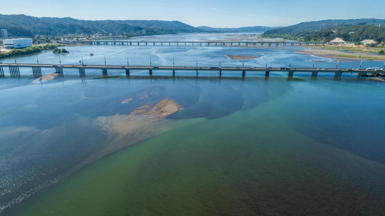 Mds Hotel Concepcion Luaran gambar Aerial view of the bridge